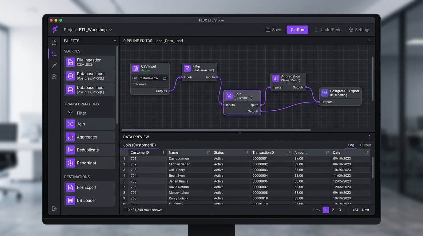 DataForge mockup